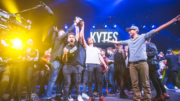 Kytes bei der Preisverleihung zum New Music Award 2016