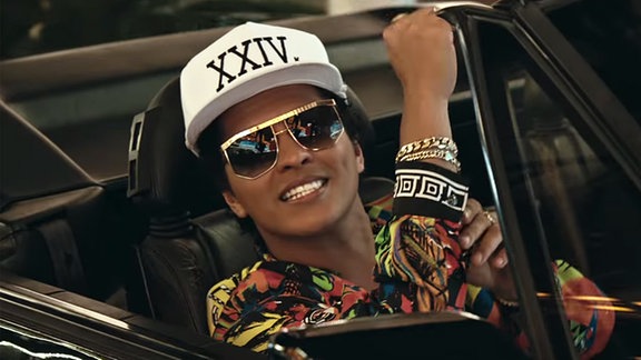 Bruno Mars im Video zu "24k Magic"