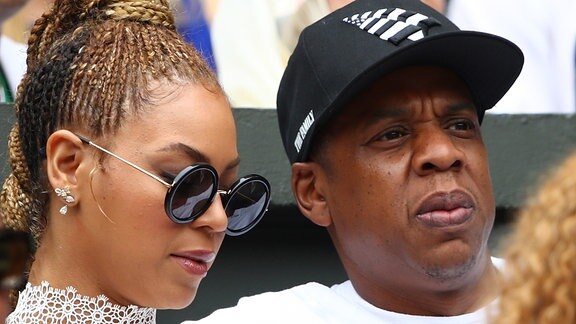 Beyoncé und Jay-Z in Wimbledon beim Tennis gucken