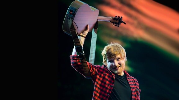 Ed Sheeran beim Glastonbury Festival 2017/England
