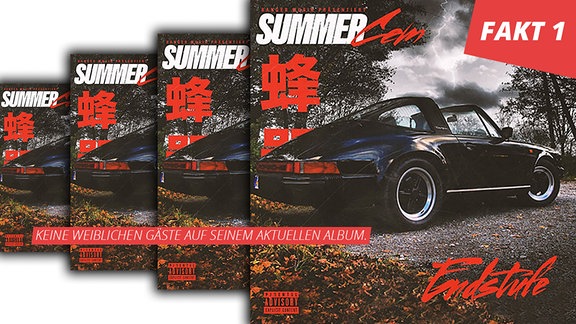 Summer Cem Album "Endstufe", das Cover zeigt einen Porsche 911 Targa