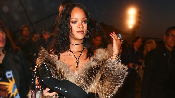 Rihanna trifft bei der Christian Dior Show ein, Santa Monica, Kalifornien