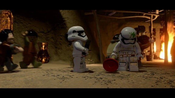 Legofiguren im Computerspiel "Lego Star Wars - Das Erwachen der Macht"