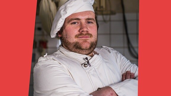 Bäckermeister David Bahrendt (29), Chef der Bäckerei Düsedau