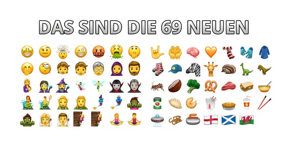 Diese 69 Emojis sollen 2017 kommen.