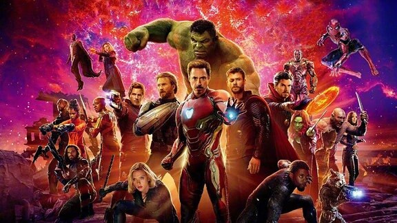 Avengers 3 Infinity War (Plakatausschnitt)