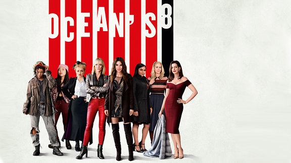 "Ocean's 8" mit Helena Bonham-Carter, Anne Hathaway, Cate Blanchett, Sandra Bullock, Sarah Paulson, Rihanna, Mindy Kaling und Awkwafina