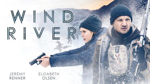 Plakatausschnitt "Wind River" mit Jeremy Renner und Elizabeth OLsen