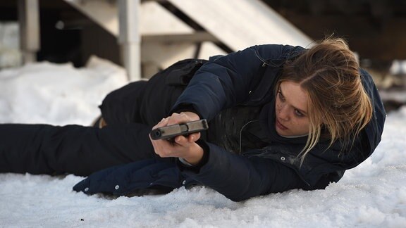Elizabeth Olsen als FBI-Agent Jane Banner in "Wind River"
