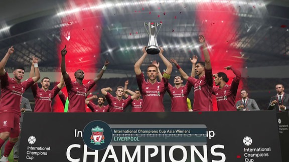 Der FC Liverpool mit Int. Champions Cup (PES 19)