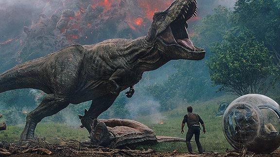 Jurassic World 2: Das gefallene Königreich, Filmszene mit Chris Pratt