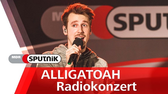 Alligatoah spielte bei MDR SPUTNIK ein exklusives Radiokonzert